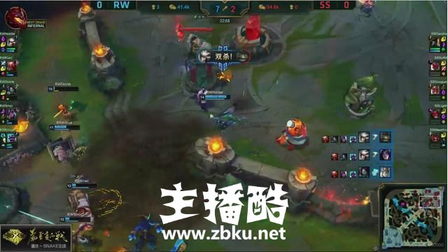 Doinb超神阿卡丽屠杀SS，网友：马哥全场酱油，只能给队友点赞！