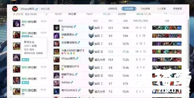 若风国庆疯狂排位，在大师分段打出22连胜，网友：这Uzi都做不到吧