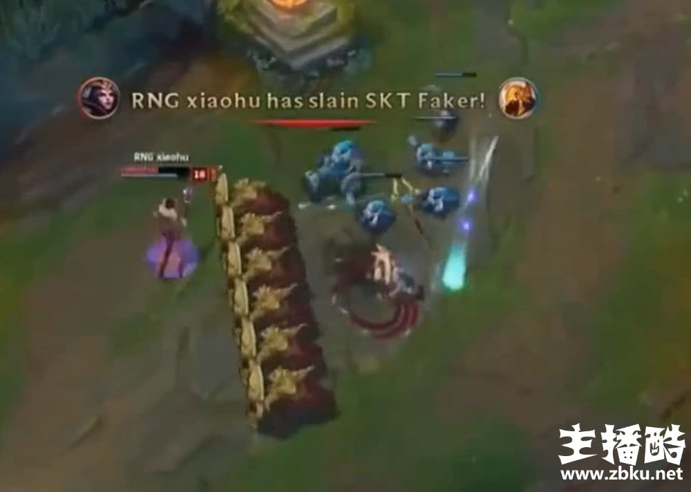 职业赛场上单杀Faker的共有14人 Pawn单杀的次数最多