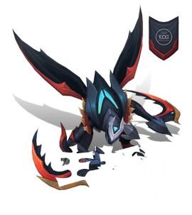 LOL：S8冠军系列皮肤炫彩制作完成！EDG/IG终于公布！